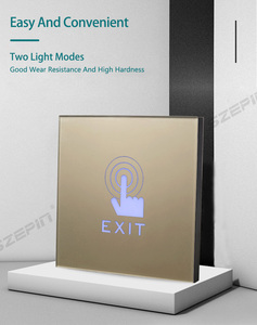 Interruttore di controllo della porta Slim Exit pulsante di controllo a rilascio aperto - Product Image 2