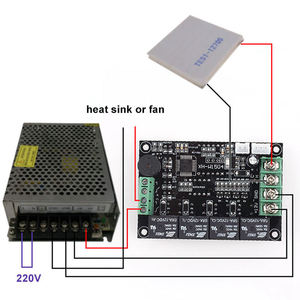 新しいXh-W1504 Tec半導体クーラーサーモスタット自動恒温コントローラービット制御モジュール - Product Image 3