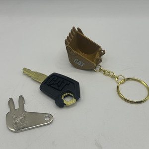 CAT Heavy Equipment Ignition <strong>Key</strong> 5P-8500 8H-5306 Universal CAT Excavator <strong>Key</strong> with Bucket Model <strong>Key</strong> Chain 5P8500 8H5306 - Product Image 1