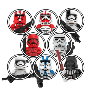 KT1034 Darth Vader Imperial Weapons 501 Clone Storm <strong>Trooper</strong> Assemble Collection Mini Space Wars Building Blocks for Kids Toys - Product Image 1