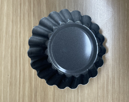 Assiette 7 fleurs (sans support inférieur) grise