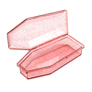 Nhà Máy Chất Lượng Cao Xách Tay 140 Mm Crucifix Quan Tài Nhựa Rõ Ràng Thuốc Lá Trường Hợp Chủ Container Cho Người Hút Thuốc - Product Image 5