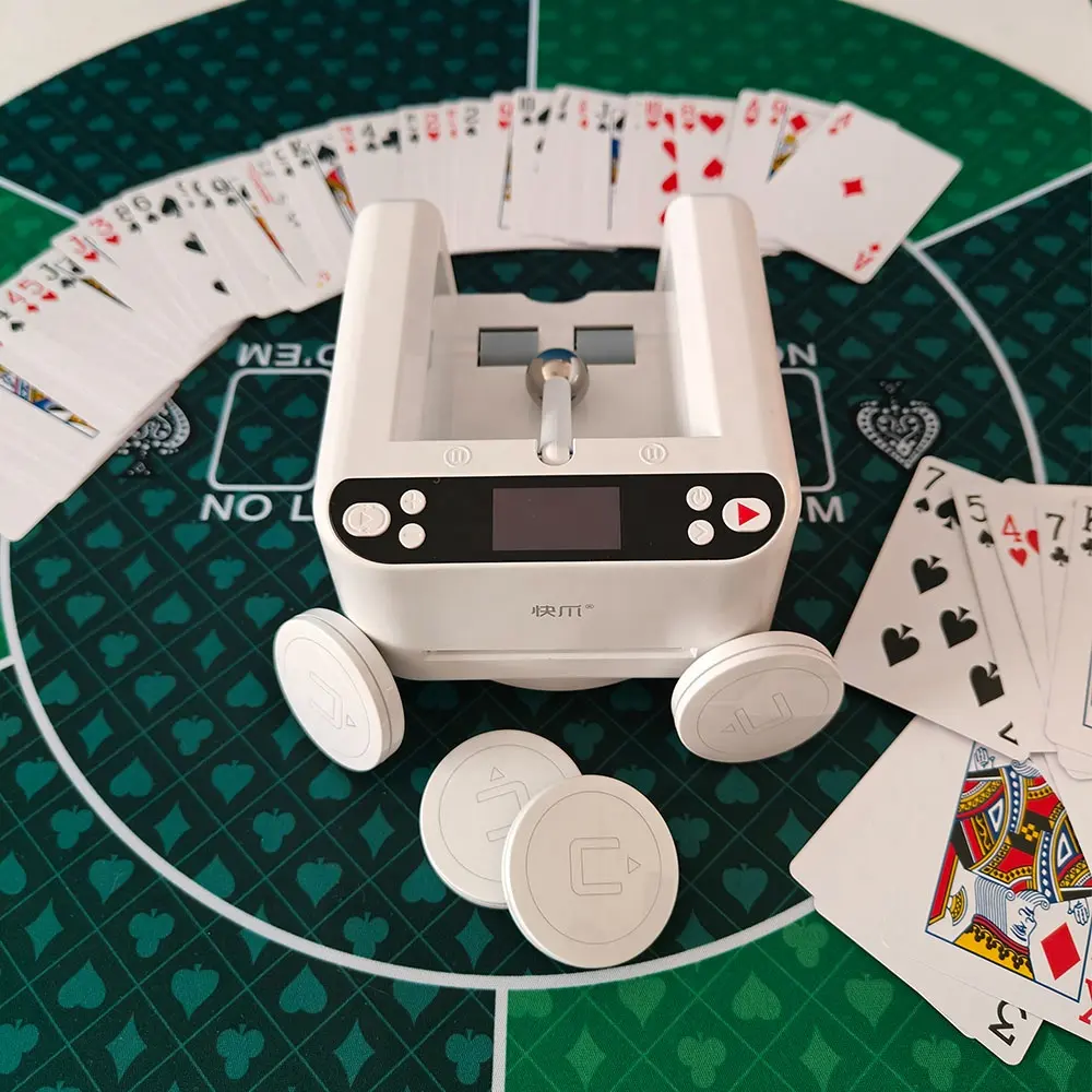 Auto Poker carte Shuffler mazziere, carta Shuffle Deal Machine, giochi di carte da tavolo, gioco di società
