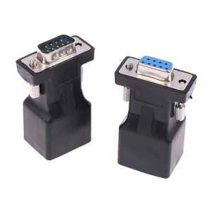 RS232至RJ45，DB9 9针串行端口公头至RJ45母5e/6以太网局域网扩展适配器 - Product Image 3