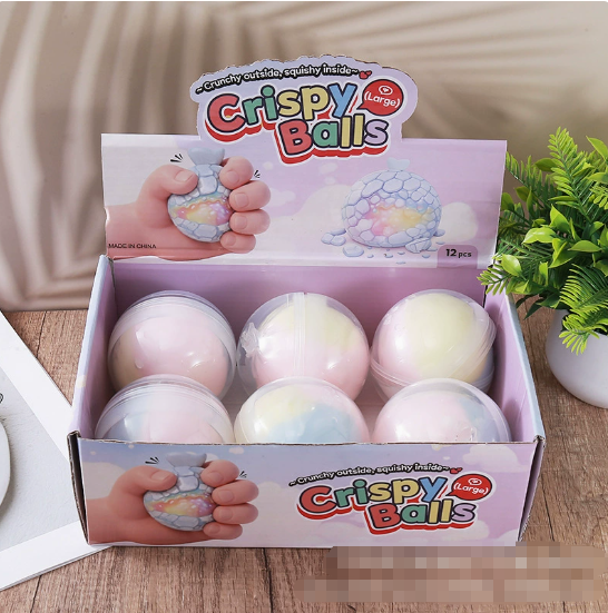 6# 9CM Macaron three-color crispy balls