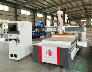Carpintería Gabinete de cocina Muebles Herramientas de cambio automático Línea de producción de enrutador CNC de anidamiento Carga automática Descarga ATC CNC Router - Product Image 4