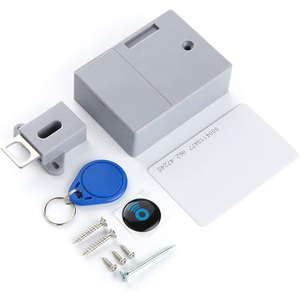 子供用安全キット電子引き出しロックRFID誘導DIY隠しキャビネットロックキーカードアクセススマートデジタルロッカーSDK - Product Image 1