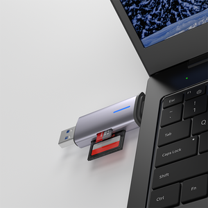 Werkseitig benutzer definierter Mini TF SD-Kartenleser USB C USB 2.0 3.0 Speicher OTG-Kartenleser adapter Mit Typ C für PC Mac iPhone Android - Product Image 4