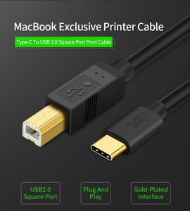 Cable Matters Cable de impresora USB C (Cable USB C a USB B) Compatible con impresora MIDI Controller MIDI Keyboard y más