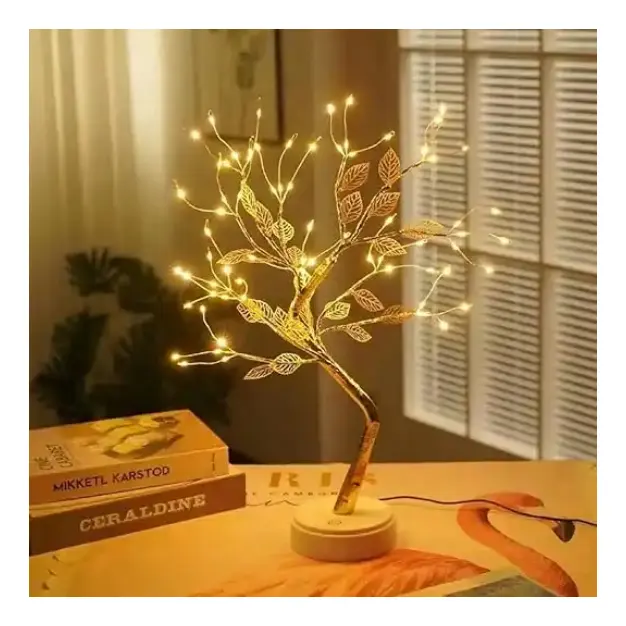 Senark Geeignet für Wohnzimmer Home Decoration Batterie betriebene DIY Simulation Bonsai Märchen Baum lampe