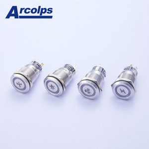 Interruttore a pulsante momentaneo da 19mm tipo di prodotto per un funzionamento conveniente - Product Image 1