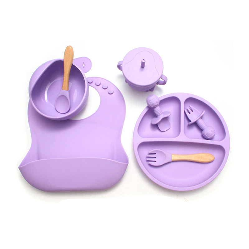 Purple eight-piece set
