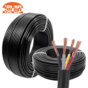 PVC yalıtım malzemesi ile bakır kablo RVV esnek güç kablosu H05VV-F katı çıplak tip - Product Image 1