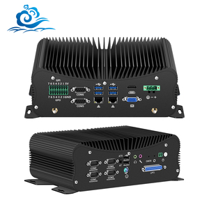 Mini PC industrial sin ventilador, placa base de cliente ligero, portátil, Intel Core i7 10610U, win11, DDR4, 64GB, i9, ordenador de escritorio