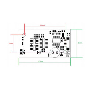 Taidacent-lector de tarjetas de largo alcance, 5V, 12V, 125khz, 13,56 mhz, frecuencia Dual, Wiegand, WG26, WG34/UART, USB C, ID, IC, módulo lector de tarjetas - Product Image 6