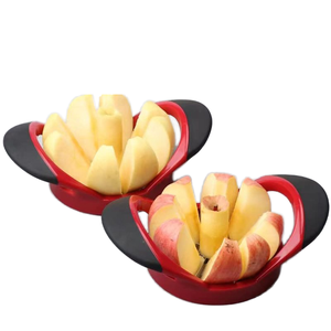 Fabrika doğrudan satış el 3-in-1 paslanmaz çelik bıçak sebze kesici için elma oyacağı ve dilimleme - Product Image 6