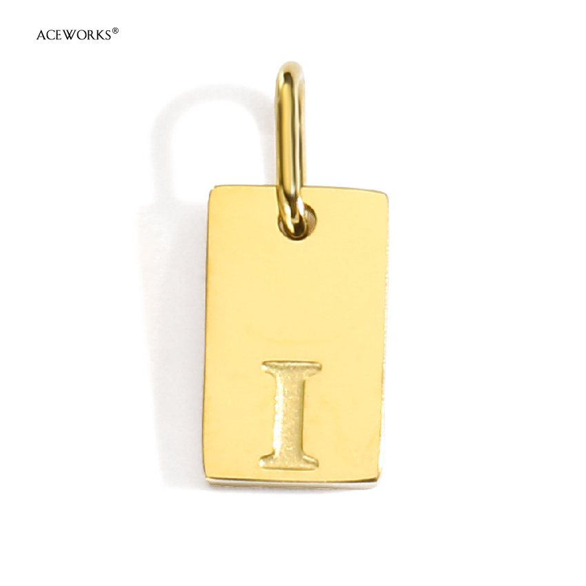 Etiqueta colgante Letra-I (1 cm*0,6 cm)
