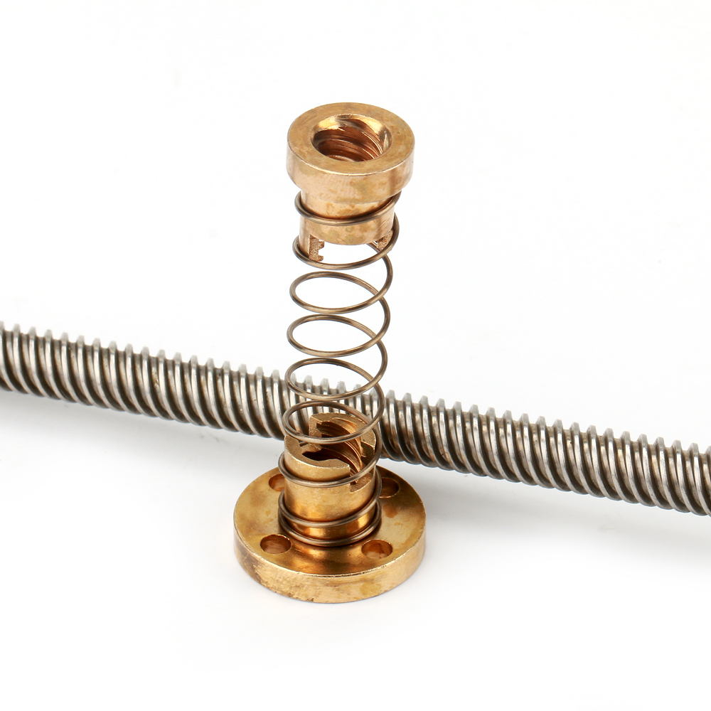 Tr8x8 304 stainless steel lead screw 1000mm length withanti-backlash