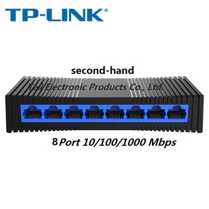 Tp-link di seconda mano interruttore a 8 porte 10/100/1000Mbps a basso costo splitter di rete RG45 ufficio fabbrica utilizza interruttore di rete