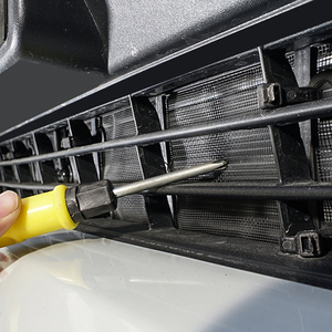 Toyota 23 RAV4 anti-hata elmas Net su tankı Net modifiye ön izgara anti-hata ekran aksesuarları siyah geometrik kablo bağı - Product Image 4