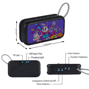 Quà Tặng Tùy Chỉnh Ngoài Trời Không Dây Loa Dây Buộc Mini Bt5.3 Nhà Leo Núi Cắm Trại Ipx5 Ngoài Trời Di Động Không Thấm Nước Loa Không Dây - Product Image 2