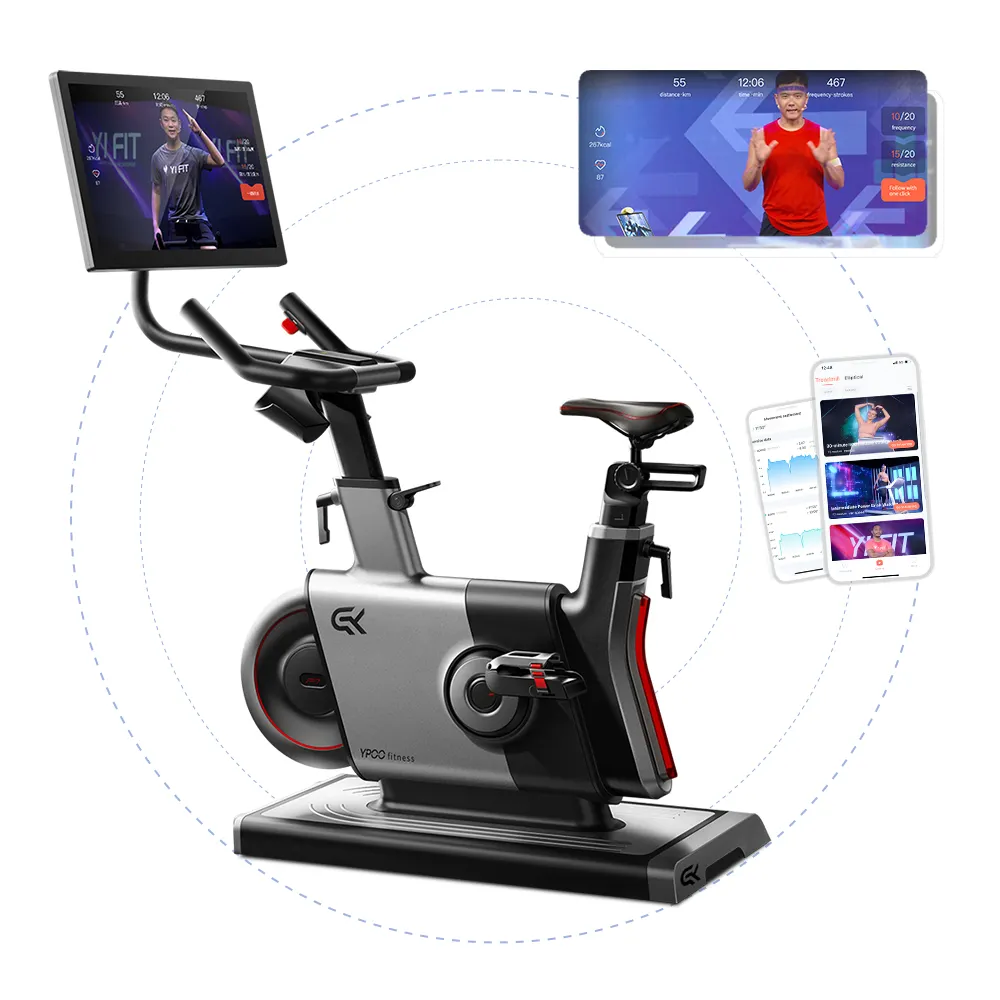 Top spinning bike Fabricant chinois Gym Intérieur Professionnel Magnétique Body Fit Exercice Spinning Bike avec application YPOOFIT