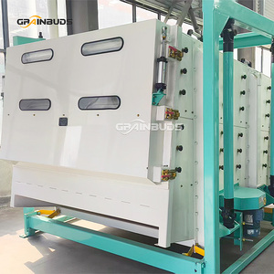 50 t/h מבושלים חיטה תירס אפונה פרה אפונה, פולי קקאו נייד מסך rotary כיתה