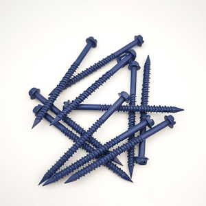 Ruspert kaplama 1/4 3/16 inç altıgen rondela kafa mavi ucu Tapcon beton vida - Product Image 2