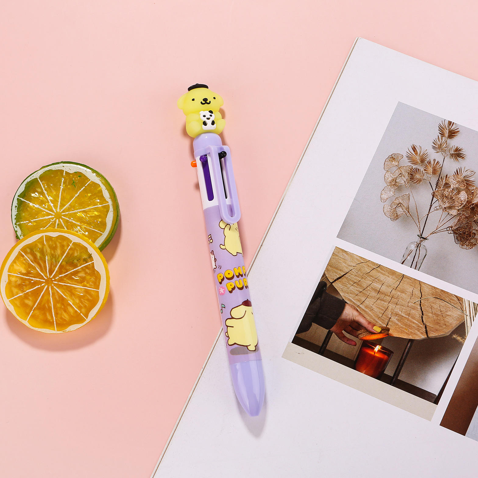 Chiot Jaune Tige Pourpre