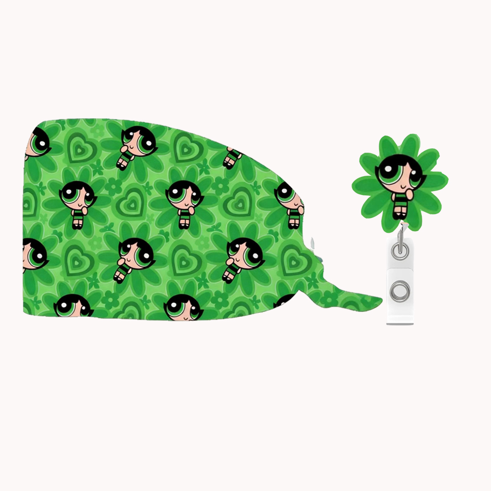Ragazza potente verde