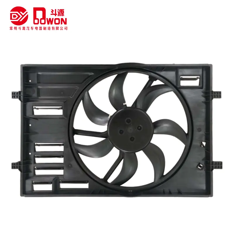 Radyatör fanı montaj araba 12V Fan soğutma radyatör fanı ISO belgelendirme Golf kombi Bariant 12- Oem 5Q0959455AG için uygun