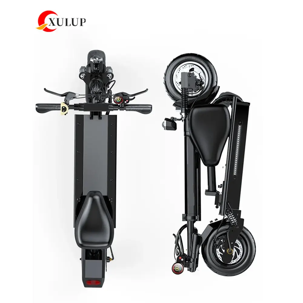 Электрический скутер грузовой велосипед электрический мотор скутер 1000 Вт сложенное колесо с регулируемой высотой складной электрический