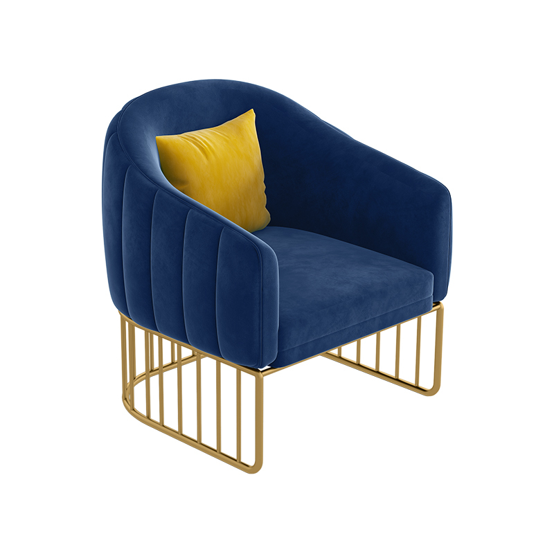 Single sofa blue