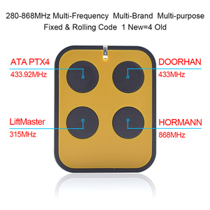 Mando a distancia multifrecuencia para puerta de garaje, duplicador de 280-868MHZ, copia de 433mhz, 868mhz, código rodante fijo, novedad - Product Image 2