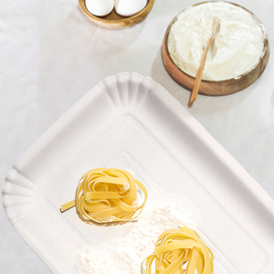 Elite Aliment Series Food Grade Rectangular <strong>Paper</strong> Tray - Recyclable Cake Serving Tray Cake Plates For Displays - 19,<strong>5</strong> <strong>X</strong> 13,<strong>7</strong> cm - Product Image 3