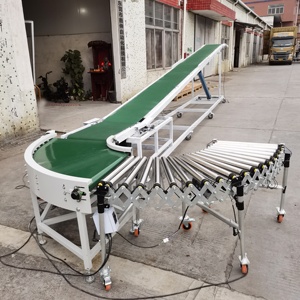 Truck <strong>Loading</strong> <strong>and</strong> <strong>Unloading</strong> <strong>Conveyor</strong>/curve <strong>Conveyor</strong>/Flexible Telescopic Roller <strong>Conveyor</strong> with Incline Belt <strong>Conveyor</strong> - Product Image 4