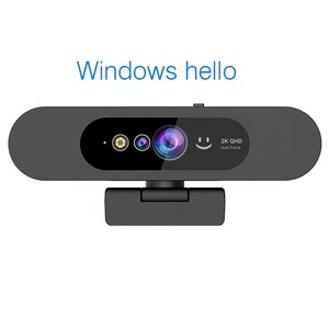 QHD 2K Windows Hello Webcam Micrófono incorporado Enfoque automático Cámara web Cámara de conferencia para PC Computadora portátil Videoconferencia - Product Image 2
