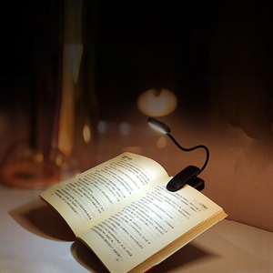Senya-Pro 5 LED Light AAA Battery Operated <strong>30</strong> Lumen Flexible Clip Reading Lamp in Bed and Portable Travel LED Book Light - Product Image 2