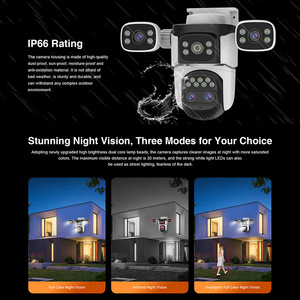 O-Kam Pro 6.0メガピクセル3レンズ弾丸PTドームリンケージIP防犯カメラ - Product Image 4