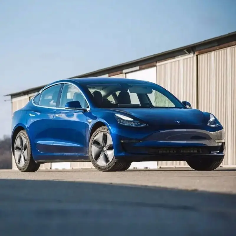 2023 Tesla modeli 3 uzun menzilli 556 km yüksek hız 225 km/saat yetişkin e araba elektrikli araçlar araba Tesla otomotiv araba çin'de satın almak