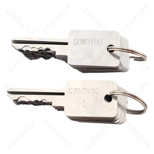 PadLock修理ツール鍵屋ツール用の48in1ユニバーサルロックキーセット - Product Image 3