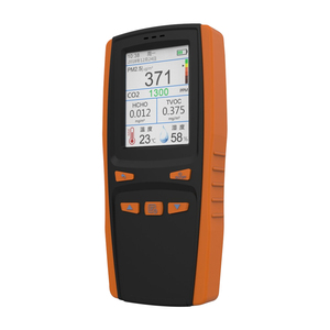 Temperatura e umidade profissionais do formaldeído do dióxido de carbono PM2.5 PM10 do detector do CO2 Monitore dados do alarme do som Exportação