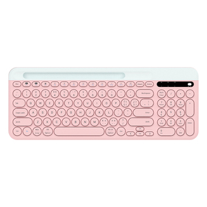Teclado numérico de membrana personalizado de 98 teclas, teclado inalámbrico de 2,4 BT Ghz, tecla redonda, varios dispositivos, teclado de ordenador