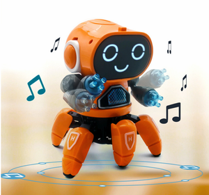 Six Claw Electric <strong>Robot</strong> Kit Kid Educational Set Diy Toy <strong>Robot</strong> for Child with Music 7 Color Light - Product Image 3