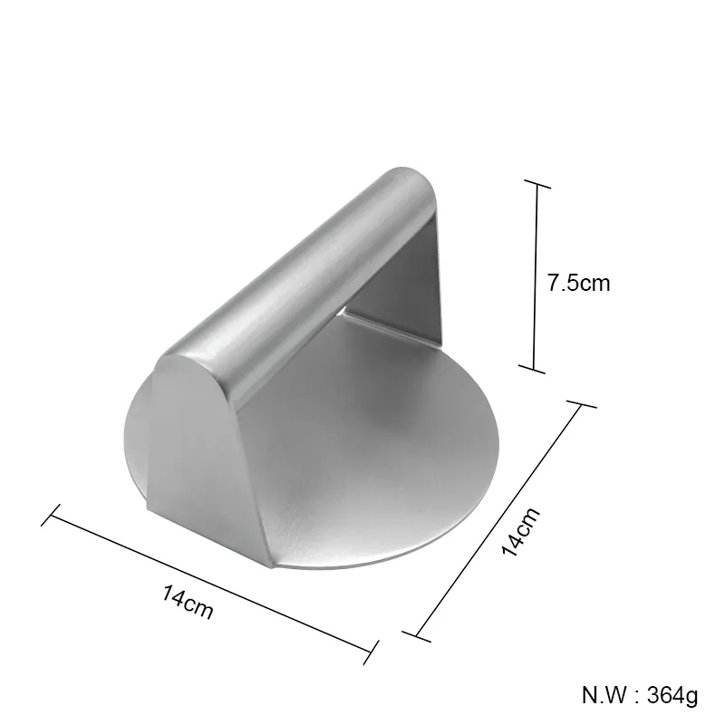 Пресс для гамбургеров круглый бургерный сокрушительный Пресс из нержавеющей стали