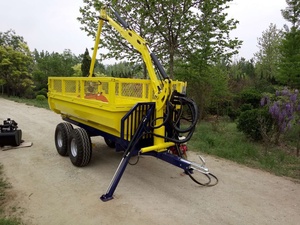 Forestry <strong>Machine</strong> ATV Log <strong>Timber</strong> Trailer With Grapple 1.5T <strong>Load</strong> Capacity - Product Image 3