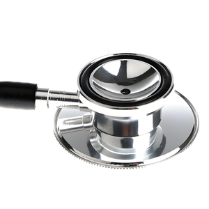 Stetoskop kepala ganda populer untuk dewasa murah perlengkapan medis grosir Manual dewasa stetoskop dokter Kelas II dibuat logam - Product Image 3