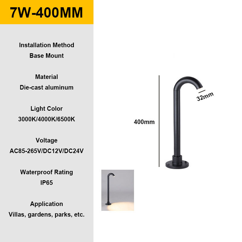 Base de support 7W-400mm