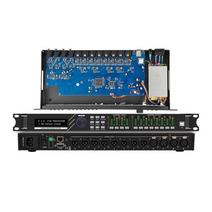 LC408 DriveRack 4 Entrada 8 Salida Ecualizador de audio profesional Sistema de gestión de altavoces para equipos de sonido de escenario - Product Image 1