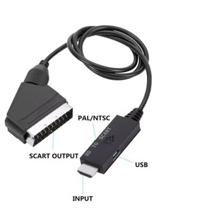 <strong>SCART</strong> to Converter 1080P 60Hz 720P 60Hz Video Converter <strong>SCART</strong> to HDTV Adapter <strong>SCART</strong> Converter Video Connection Cable - Product Image 4